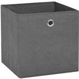  Kutije za pohranu od netkane tkanine 4 kom 28 x 28 x 28 cm sive | shoptok.hr
