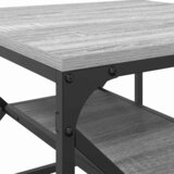  Kava Stol Siva Sonoma 51 x 50 x 40 cm Inženjerska drva i čelik | shoptok.hr