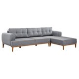Atelier Del Sofa ugaona garnitura Vina Corner Grey Atlantic Pine