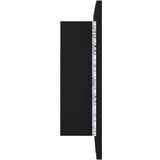 vidaXL LED kopalniška omarica z ogledalom črna 60x12x45 cm | Shoptok.si