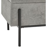 XORA KLOP BREZ NASLONA, kovina, tekstil, leseni material siva, črna | Shoptok.si