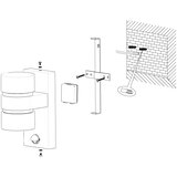 Eglo atollari spoljna zidna lampa/2, led, 2x6w, alu /antracit | Eponuda.com