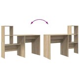 vidaXL Stol sonoma hrast 131.5 x 50 x 106.5 cm Konstruirano drvo | shoptok.hr