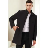 Dewberry PLT9367 MEN'S COAT-STRAIGHT ANTHRACITE