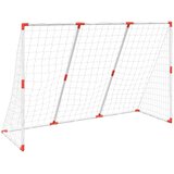  Dječji nogometni gol s loptama 2-u-1 bijeli 184 x 64 x 124 cm | shoptok.hr