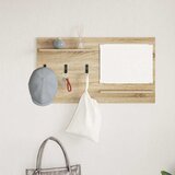  Vješalica za kapute na zidu Zidne Sonoma hrast 90 x 10 x 50 cm | shoptok.hr