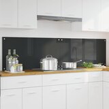  Kuhinjski zid 2 pcs Tamno siva 100 x 50 cm | shoptok.hr