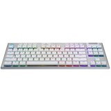 Logitech GAMING Tipkovnica G915 TKL LIGHTSPEED Wireless RGB, GL Tactile, bela, SLO g. Cene