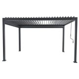 SUNFUN Milos Paviljon (Š x D: 392 x 294 cm, Antracit, Aluminij) Cijene