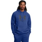 Under Armour UA Rival Fleece Logo Hoodie, Tech Blue/Midnight Navy - L, (21582080) | Shoptok.si