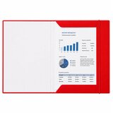  Cardboard Folder with Elastic Band, Lacquered, A4, 300 g/m2, Red | shoptok.hr