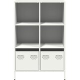  Visoka komoda bijela 68x39x103,5 cm čelična | shoptok.hr