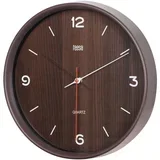 Zidni sat dekorativni analogni 30cm tamno braon TSA0048DB