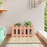 vidaXL Vrtna sadilica s izgledom ograde 60x30x30 cm masivna duglazije | shoptok.hr