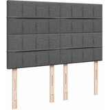  Krevet s oprugama i madracem tamnosivi 140x190 cm od tkanine | shoptok.hr