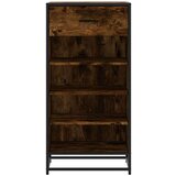 vidaXL Stalak za cipele boja hrasta 48x38x97,5 cm konstruirano drvo | shoptok.hr