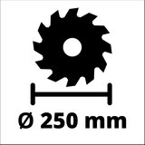 Einhell TC-TS 2025/2U, Stoni cirkular sa postoljem - (4340490) | ePonuda.com