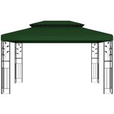 Gazebo 3,97 x 2,96 x 2,68 m Zelena Poliester i čelik | Eponuda.com