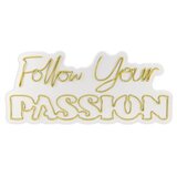 WALLXPERT dekorativna plastična led rasveta follow your passion yellow | ePonuda.com