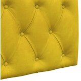  Držeće uzglavlje Zidne Žuta 110 x 55 x 7 cm Baršun - Žuta 100 cm bez LED | shoptok.hr