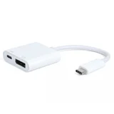 Adapter USB 3.1 tip C (M) - Display Port + tip C (F) beli