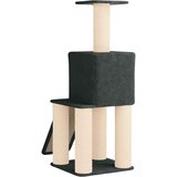  Mačje drvo s sisalnim postoljima za grebanje Tamnosiva 146 cm | shoptok.hr