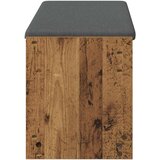  Klupa za hodnik s jastukom Staro drvo 103 x 38 x 45 cm | shoptok.hr