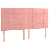  Za krevet s uzglavljem ružičasti 180x200 cm baršunasti | shoptok.hr