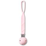 BabyOno Silikonski privjesak za dudu s kopčom, roza | shoptok.hr