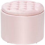 CARRYHOME TABURE, les, tekstil roza Cene