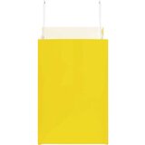  Papirnate vrećice 50 kom s ručkama žute 26x17x25 cm | shoptok.hr