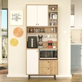 Multifunkcionalna komoda RE6-SW, 88 x 205 x 35,5 cm, Hrast