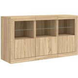 Komoda s LED svjetlima boja hrasta sonome 123x37x67 cm | shoptok.hr