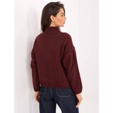 Italy Moda Sweater-MI-SW-WM218.02-burgundy | Shoptok.si