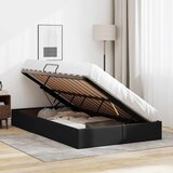  Otomanski krevet s pohranom Crna 120 x 200 cm Lažna koža | shoptok.hr