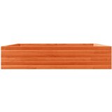  Vrtno cvetlično korito voščeno rjavo 110x110x23 trdna borovina | Shoptok.si