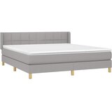  box spring s madracem svjetlosiva 160x200 cm tkanina | shoptok.hr
