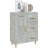  Komoda siva boja betona 69 5 x 34 x 90 cm od konstruiranog drva | shoptok.hr
