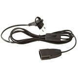 VOLTOMAT Produžni kabel s Euro priključkom i prekidačem (Crne boje, 3 m) | shoptok.hr