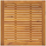  Vrtni set za objed 5 kom. Crna Čvrsto drvo akacije 85 x 85 x 74 cm | Shoptok.si