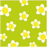 PPD Papperproducts Design Flower Fun - Salvete - Flower Fun, Gras, 33x33 cm Cene