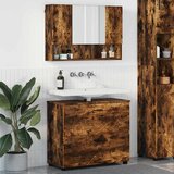 vidaXL Set namještaja za kupaonicu s ladicama 2 pcs Dimljeni hrast | shoptok.hr