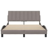  Okvir kreveta bez madraca Hanko smeđesivi 120 x 200 cm od tkanine | shoptok.hr