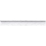  Polica na zidu s policom 4 pcs Bijeli mramor 80 x 9 x 3 cm | shoptok.hr