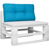 vidaXL Blazina za kavč iz palet svetlo modra 80x40x12 cm blago | Shoptok.si