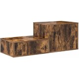 Ormarić za pohranu 2 pcs Dimljeni hrast 118 x 41 x 40 cm | shoptok.hr