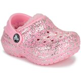 Crocs Cokli Classic Lined Glitter Clog T Rožnata | Shoptok.si