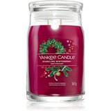 Yankee Candle mirisna sveća SPARKLING WINTERBERRY velika 567g 60-90 sati. Cene