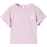 vidaXL Dječja majica s volanima na rukavima ljubičasta 92 | shoptok.hr