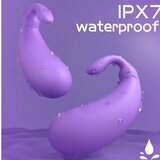 Sex HD jaje s vibracijama u obliku patlidžana (ljubičasto) | shoptok.hr